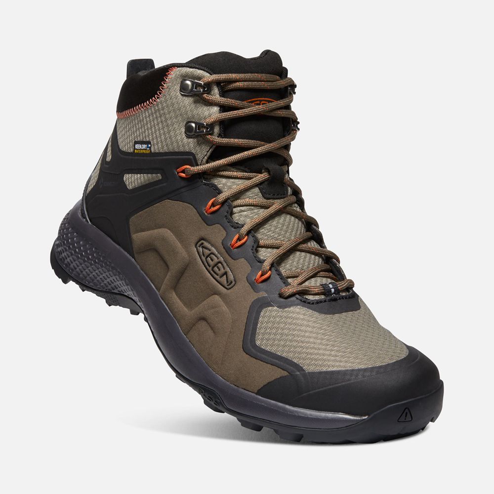 Keen Laarzen Heren Bruin/Zwart - Explore Waterproof - 23915-NRCE